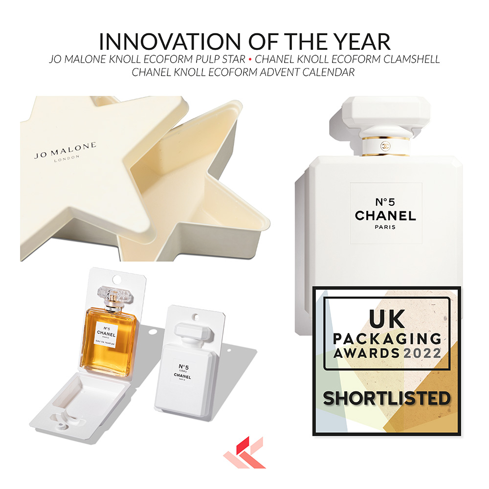 Knoll Packaging shortlisted for six 2022 UK Packaging Awards