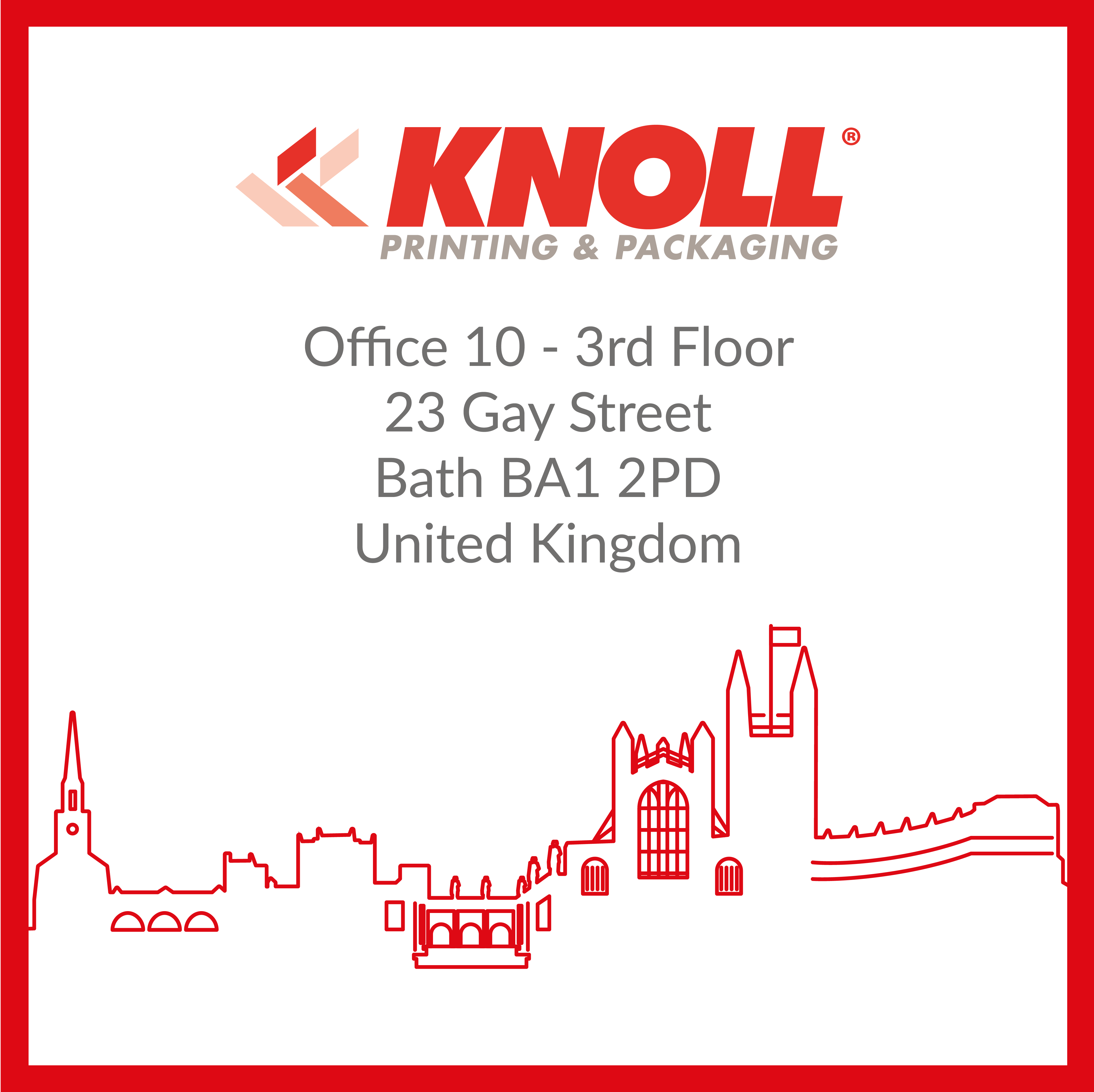 Knoll Packaging moves United Kingdom office to Bath